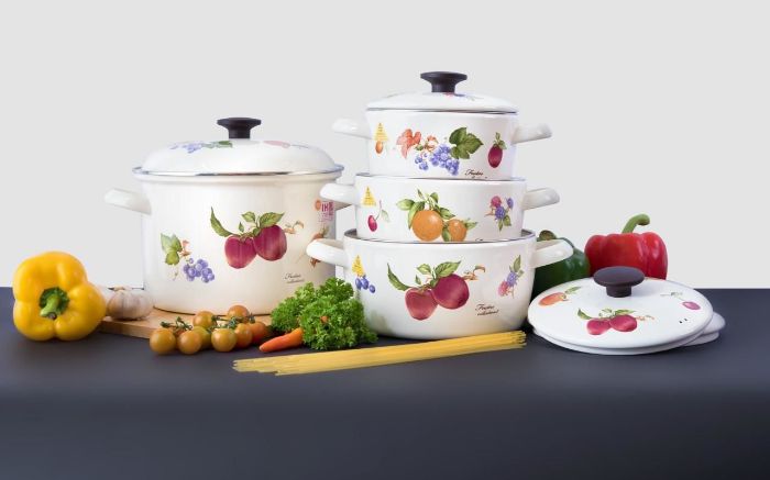 Nồi tráng men dùng cho bếp từ