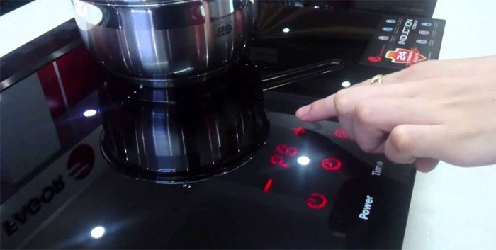 Bếp từ Elmich thiết kế sang trọng, công năng sử dụng cao