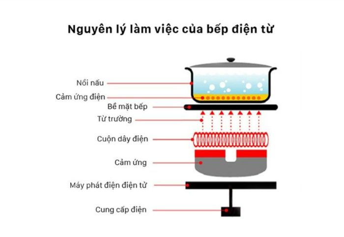 Nguyên lý hoạt động bếp từ
