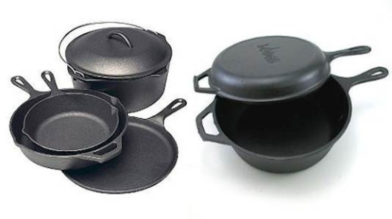 Nồi, chảo gang có thể sử dụng được cho bếp từ