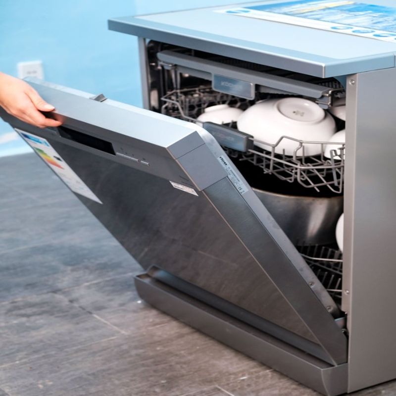 Rửa sạch sẽ với máy 