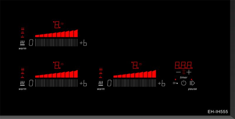 thiết kế bếp từ Chefs EH-IH555