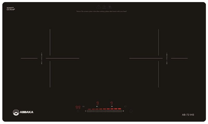 Đánh giá bếp từ đôi Abbaka AB 72IHS hiện đại, an toàn sử dụng