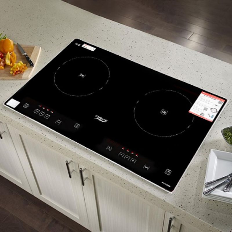 Nhận biết bếp từ Chefs thật qua hệ thống điều khiển của bếp