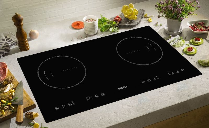 Bếp từ Faster FS 288I thiết kế tinh tế, sang trọng với 2 vùng nấu độc lập