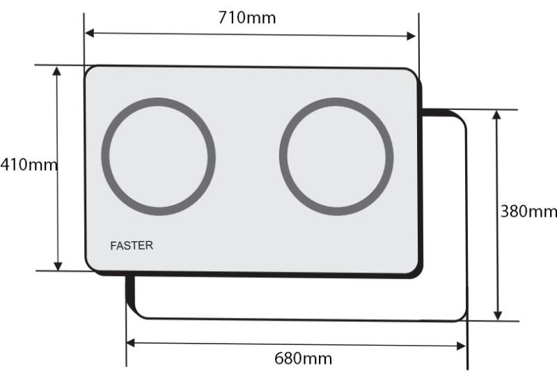 Thông số kỹ thuật bếp từ Faster FS 288I