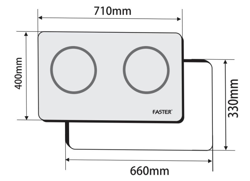 Thông số kỹ thuật bếp từ Faster FS ID288