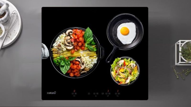 Đánh giá bếp từ Cata IB 6203 BK về thiết kế